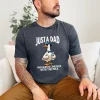 Just A Dad Who Always Came Back With The Milk Shirt, Funny Silly Goose Dad, Father?s Day T-Shirt, Fatherhood Pride Shirt