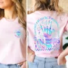 May include A Dark Blue T-Shirt With a Holographic Design T-Shirt, The Best Idea for Mother's Day Gift