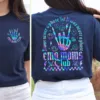 May include A Dark Blue T-Shirt With a Holographic Design T-Shirt, The Best Idea for Mother's Day Gift