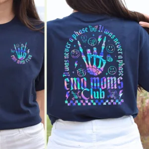 MAYINC4-1.jpg May include A Dark Blue T-Shirt With a Holographic Design T-Shirt, The Best Idea for Mother's Day Gift