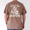 Just a Dad, Who Always Came Back With The Milk T-Shirt, The Best Father's Day Gift