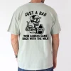 Just a Dad, Who Always Came Back With The Milk T-Shirt, The Best Father's Day Gift
