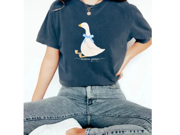 Custom Year Mama Goose T-Shirt ? Silly Goose Birthday Party Outfit ? Cute Mother?s Day Gift