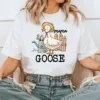 Mama Goose, Funny Animal Mom, Cute Style Mom Gift T-shirt, Happy Mother's Day, The Best Gift for Women