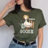 Mama Goose, Funny Animal Mom, Cute Style Mom Gift T-shirt, Happy Mother's Day, The Best Gift for Women