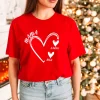 Grandma Shirt, Personalized Shirt, Mum T Shirt, Custom Grandma Tee, Heart T-shirt, New Grandma Gift