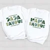 Mama Saurus, Dada Saurus Tees T-Shirt, Mother's Day, Father Day, Couple Matching, The Best Family Holiday Gift