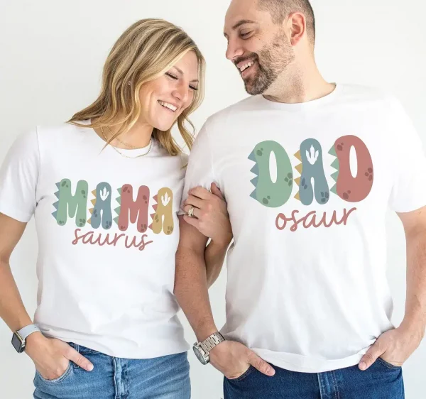 Mamasaurus-Dadosaur-Shirtsd-1.webp Mama Saurus, Dad Saurus Tees T-Shirt, Mother's Day, Father Day, Couple Matching, The Best Family Holiday Gift