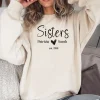 Matching Personalized Sister Birthday Sweatshirt, Custom Birthday Gift for Sister, Cute Matching Sister Shirts Customized Sister Shirt Gifts