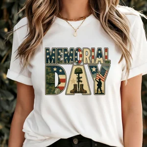 Memorial Day T-Shirt, Remember and Honor Memorial Day Tee, American Soldiers Tee, Memorial Freedom, American Flag, Patriotic Shirt