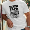 Mens-Plus-Size-German-Quote-T-Shirt-2.webp German Quote T-Shirt - Papa Humorous Design, Black with White Text & Star Decorations
