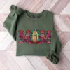 Mexican Mom Shirt with Virgen de Guadalupe Sweatshirt, The Best Idea for Mother's Day Gift