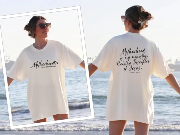 Motherhood Is My Ministry T-Shirt, Christian Mom, Homeschool Mama T-shirt, Happy Mother's Day, The Best Gift for Women