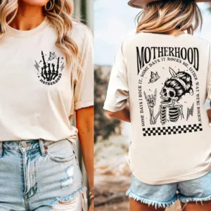 Motherhood, Some Days I Rock It , Mama Funny Tour T-Shirt, Happy Mother's Day, The Best Gift for Women