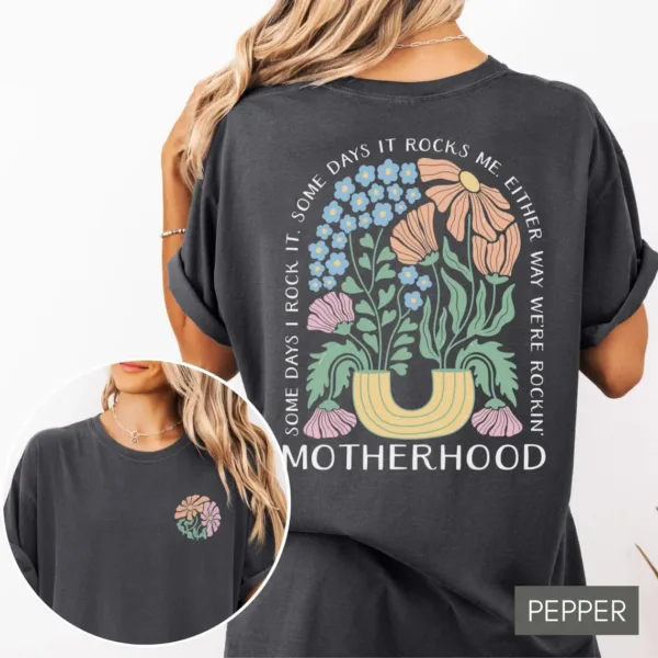 Motherhood, Some Days I Rock It , Mama Funny Tour T-Shirt, Happy Mother's Day, The Best Gift for Women