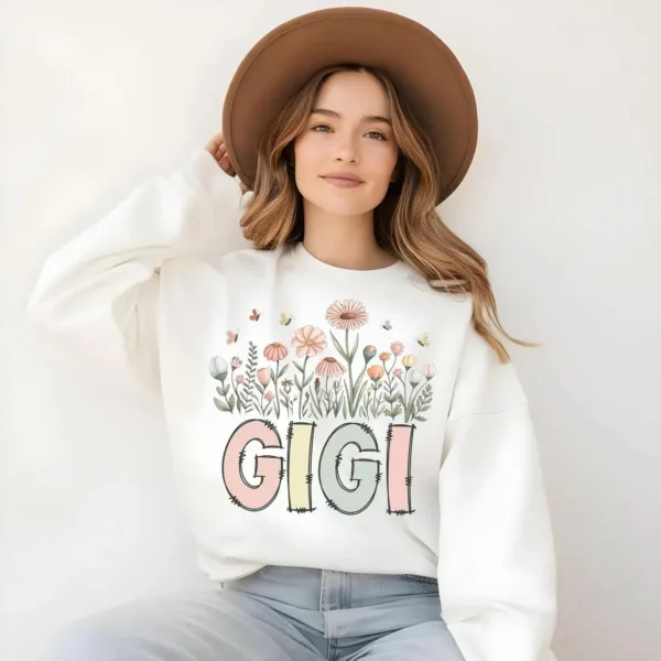 Perfect Gift for Mother's Day: Pastel Wildflower Floral Graphic ? Mom, Grandma, Mimi, Nana, Gig