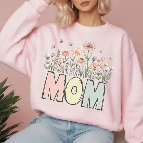 Perfect Gift for Mother's Day: Pastel Wildflower Floral Graphic ? Mom, Grandma, Mimi, Nana, Gig