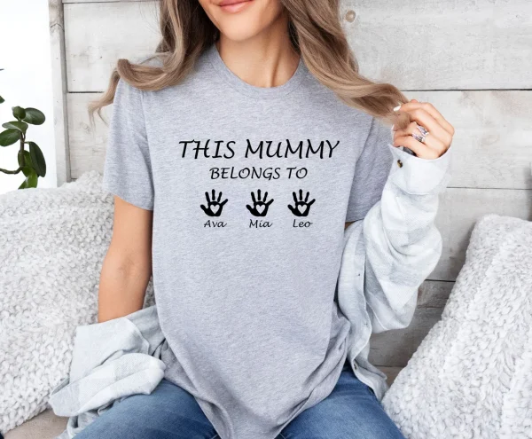 Mummy-Shirt-Custom-Mum-T-shirt-Personalised-Mum-This-Mummy-Belongs-Mothers-Day-Tee-Funny-Mom-Tshirt-New-Mum-Shirts-Mother-To-Be-2.webp Custom Mum T-shirt, Personalized Mum, This Mummy Belongs, Mothers Day Tee, New Mum Shirts, Mother To Be