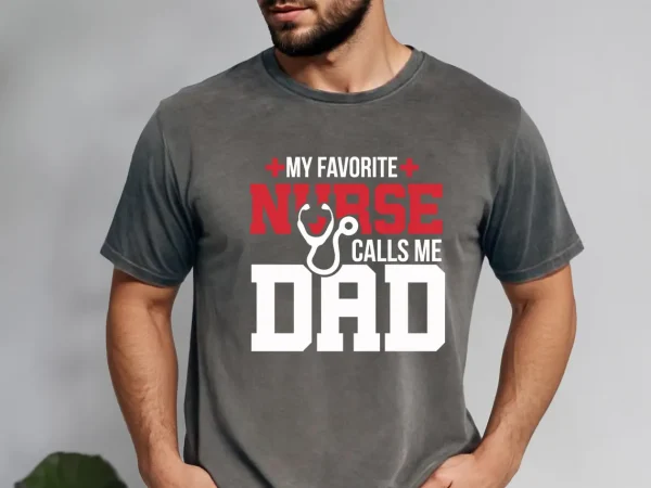 Nurse-Dad-Shirt-American-Flag-Nurse-Dad-Tshirt-4.webp Nurse Dad T-Shirt, American Flag Nurse Dad Tee, Father’s Day Gift For Nurse Dad, Nurse's Husband Gift, Gift For Dad