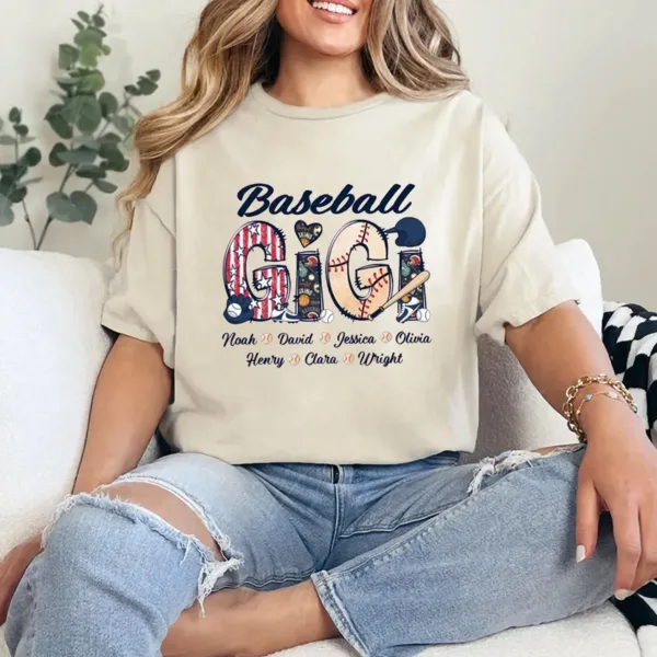 Personalized-Baseball-Grandma-Shirt-Baseball-Mom-Shirt-Baseball-Nana-Shirt-Mothers-Day-Shirt-For-Grandma-Gigi-Shirt-Mimi-Shirt-3-1.jpg Personalized Baseball Grandma T-Shirt, Custom Baseball Mom with Kid's Name Shirt, Baseball Mimi Nana Tee - The Best Mothers Day Gift