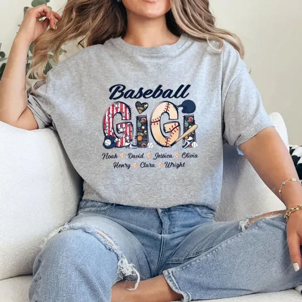 Personalized-Baseball-Grandma-Shirt-Baseball-Mom-Shirt-Baseball-Nana-Shirt-Mothers-Day-Shirt-For-Grandma-Gigi-Shirt-Mimi-Shirt-4-1.jpg Personalized Baseball Grandma T-Shirt, Custom Baseball Mom with Kid's Name Shirt, Baseball Mimi Nana Tee - The Best Mothers Day Gift