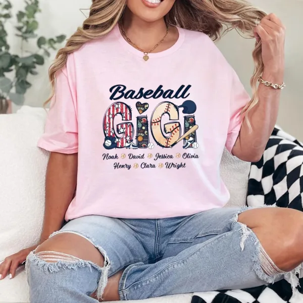 Personalized-Baseball-Grandma-Shirt-Baseball-Mom-Shirt-Baseball-Nana-Shirt-Mothers-Day-Shirt-For-Grandma-Gigi-Shirt-Mimi-Shirt-5-1.jpg Personalized Baseball Grandma T-Shirt, Custom Baseball Mom with Kid's Name Shirt, Baseball Mimi Nana Tee - The Best Mothers Day Gift