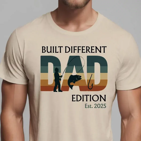 Personalized-Dad-Edition-1.webp Personalized Dad Edition T-Shirt, Custom Fishing, Gifts for Dad Birthday