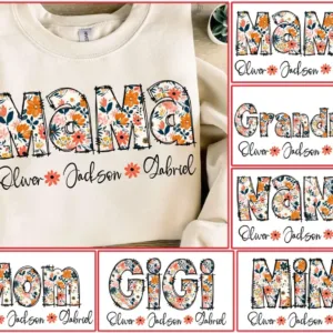 Personalized-Floral-Mama-Png-Bundle-Flower-with-Kids-Name-Mothers-Day-Png-Mom-Life-Png-Gigi-Mimi-Granny-Grandma-Png-Gifts-For-Mom-1-1.jpg Custom Floral Mama Sweatshirt – Mother's Day Gift for Gigi, Mimi, Granny, and Grandma