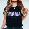Personalized Floral Mimi Shirt, Grandma Shirt with Grandkids Names, Custom Kids Names Grandma Tee -  The Best Mothers Day Gift