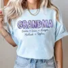Personalized Floral Mimi Shirt, Grandma Shirt with Grandkids Names, Custom Kids Names Grandma Tee -  The Best Mothers Day Gift