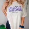 Personalized Floral Mimi Shirt, Grandma Shirt with Grandkids Names, Custom Kids Names Grandma Tee -  The Best Mothers Day Gift