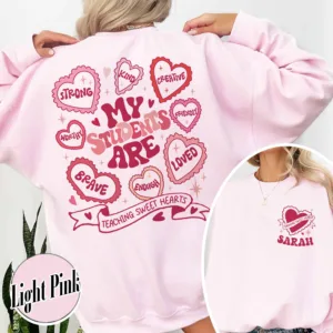 Personalized Teacher Sweatshirt - The Best Teacher's Day Gift
