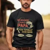 Personalized We Hooked The Best Papa T-Shirt, Papa Kids Name Shirt, Fishing Papa Shirt, Gift for Dad, Custom Name Shirt, Best Dad Ever