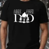 Men's Dad Graphic Print T-shirt For Summer, Trendy Casual Leisurewear Tees