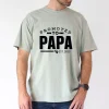 Promoted-to-Papa-2025-First-Time-Dad-Tee-2.webp Promoted To Papa, Est 2025 T-shirt, Dad Gift, The Best Father's Day Gift