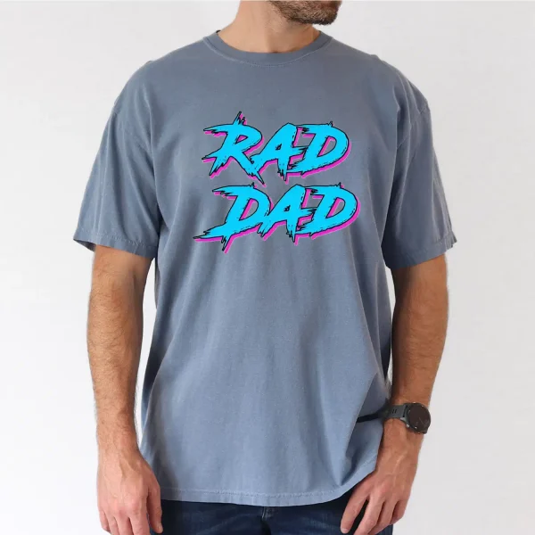 RAD-DAD-2.webp Rad Dad T-shirt, Dad Gift, The Best Father's Day Gift