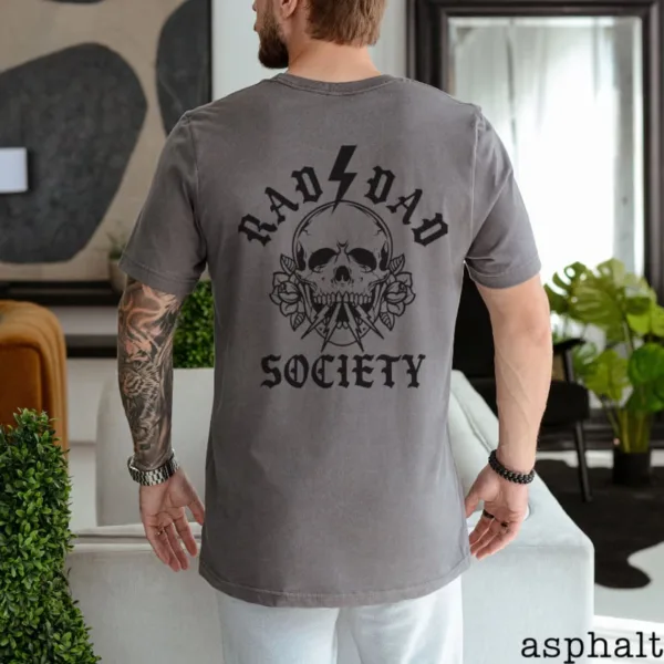 Rad Dad Society T-Shirt, Cool Dad Club, Dad Life Tee, First Fathers Day Present, Dad of Girl, Dad with boys, Gift For Husband