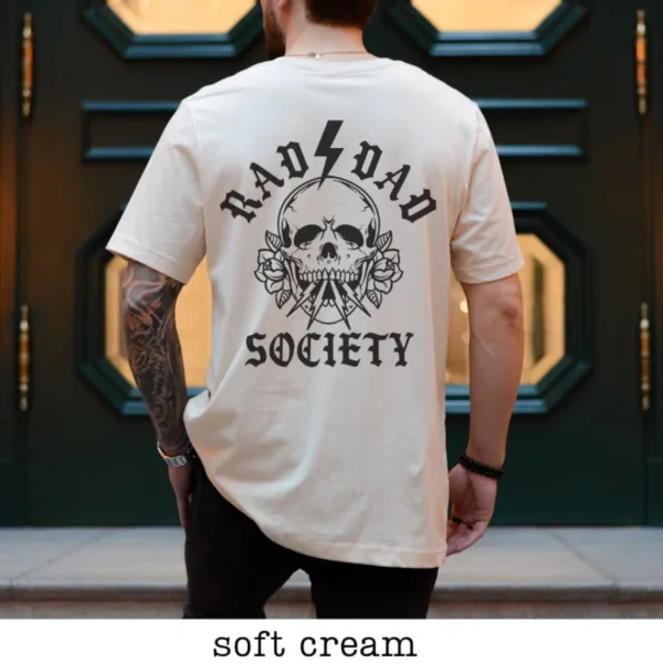 Rad Dad Society T-Shirt, Cool Dad Club, Dad Life Tee, First Fathers Day Present, Dad of Girl, Dad with boys, Gift For Husband
