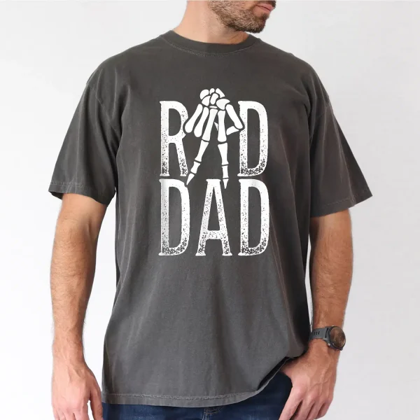 Rad-Tech-Dad-X-ray-1.webp Rad Dad T-shirt With Hand Skeleton, Dad Gift, The Best Father's Day Gift
