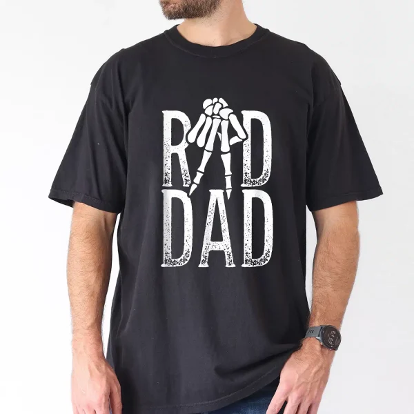 Rad-Tech-Dad-X-ray-3.webp Rad Dad T-shirt With Hand Skeleton, Dad Gift, The Best Father's Day Gift