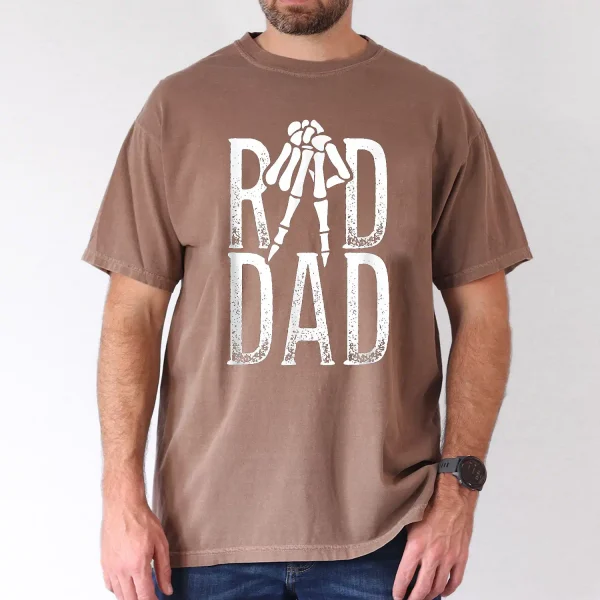 Rad-Tech-Dad-X-ray-4.webp Rad Dad T-shirt With Hand Skeleton, Dad Gift, The Best Father's Day Gift