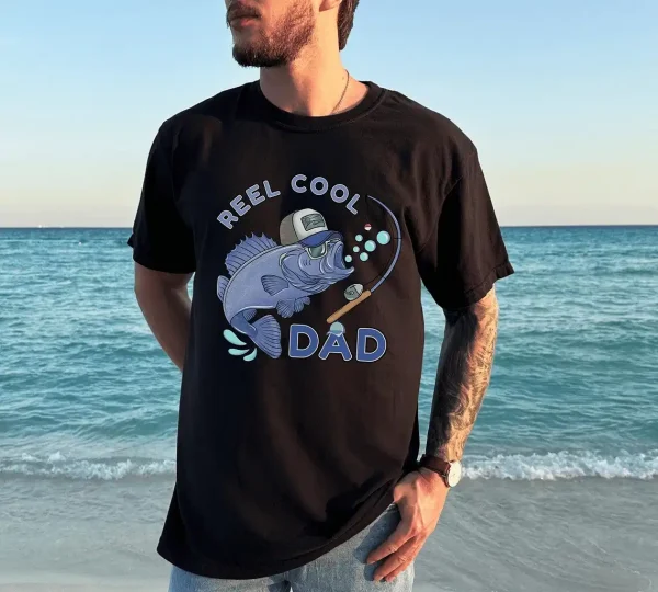Real-Cool-Dad-Fishing-Shirt-2.webp Real Cool Dad Fishing Shirt, Fishing Shirt, Father's Day Shirt, Cool Dads Club Shirt, Funny Husband Shirt, Father?s Day Gift