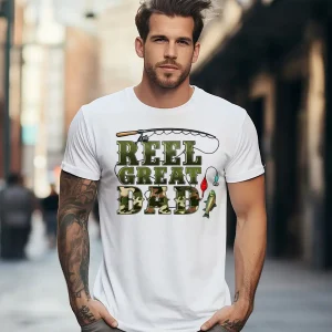 Reel-Great-Dad-Shirt-Fisher-Daddy-Shirt-4.webp Reel Great Dad, Fisher Daddy T-Shirt, Funny Fishing Dada Shirt, Camouflage Reel Great Daddy Shirt, Fathers Day Gift, Gift For Fisher Dad