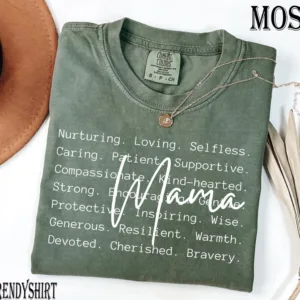 Retro-Mama-2-1.jpg Retro Mama Shirt, Mothers Day Gift From Daughter for Mom Mama T-shirt, For Birthday For Her Baby Shower, Mother's Day Gift