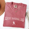 Senior-Baseball-Dad-Shirt-1.webp Graduation Baseball Dad T-Shirt ? Senior Baseball Season Supporter Tee