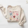She-is-Mom-Coquette-2-1.jpg She is Mom Coquette, Christian Mama, Boho Floral Mama, Wildflower Mama Sweatshirt, Mother's Day Gift
