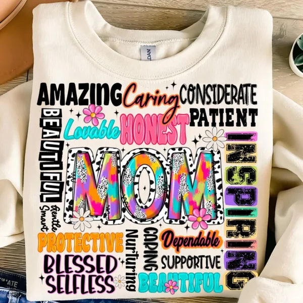 She-is-Mom-PNG-1.jpg She is Mom, Retro Blessed Mom, Mom Life, Retro Mama Quotes Sweatshirt, Mother's Day Gift