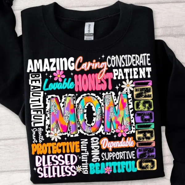She-is-Mom-PNG-4.jpg She is Mom, Retro Blessed Mom, Mom Life, Retro Mama Quotes Sweatshirt, Mother's Day Gift