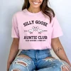Silly-Goose-Auntie-Shirt-3.webp Silly Goose Auntie T-Shirt, Funny Aunt Gift, Cozy Comfort Colors sister in law gift, Sister Birthday Gift, Cute Social Club Shirt for Her