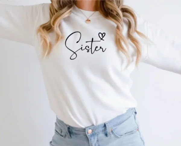 Funny Sister Sweatshirt, Sister Gift, Big Sister Long Sleeve, Little Sisters, Gifts For Sister, Big Sister Gift, Funny Saying